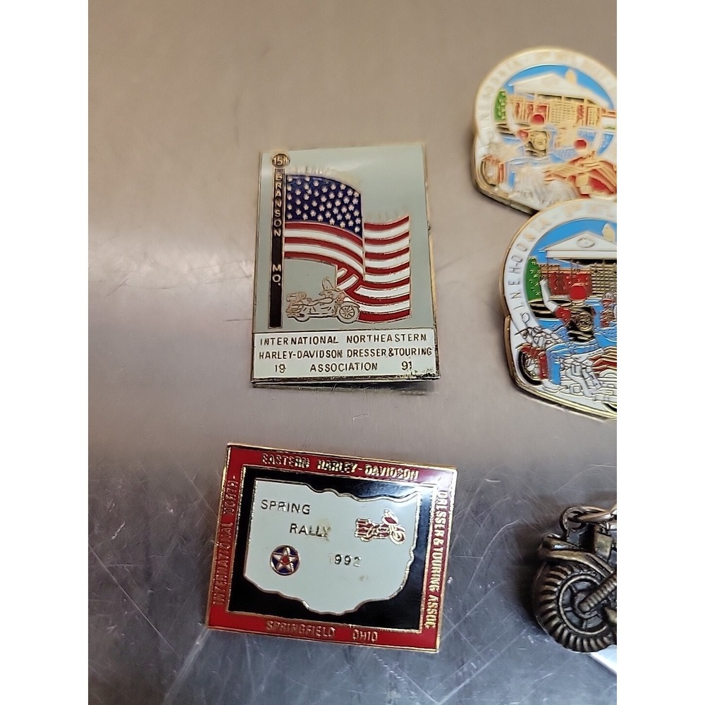 Vintage Pin Lot - Harley Davidson Spring Fall Rally Wild Wood Rally - Picture 2 of 11